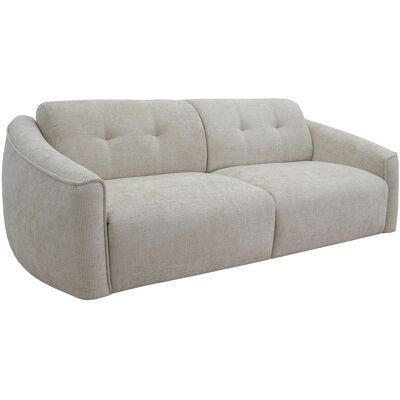 Vente-unique Canapé 4 places convertible express en tissu texturé beige - Couchage 160 cm - Matelas 16 cm mémoire de forme ASUFA Vente-unique Canapé 4 places convertible express en tissu texturé beige - Couchage 160 cm - Matelas 16 cm mémoire de forme ASUFA