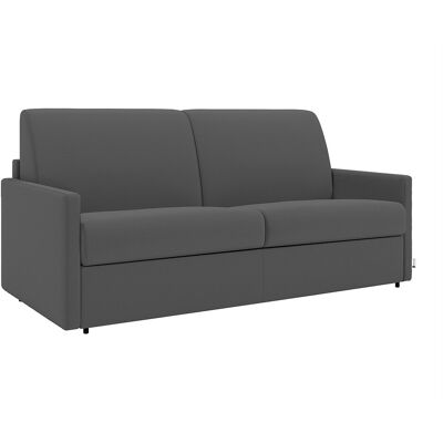 Vente-unique Canapé 2 places convertible express en tissu gris - Couchage 120 cm - Matelas 14 cm CALIFE Vente-unique Canapé 2 places convertible express en tissu gris - Couchage 120 cm - Matelas 14 cm CALIFE