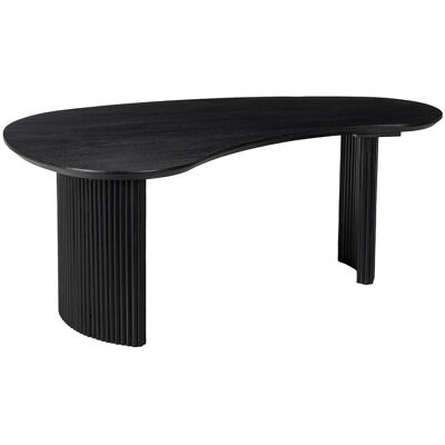 Vente-unique Table basse en bois de manguier - Noir - TAMENIA de Maison Céphy Vente-unique Table basse en bois de manguier - Noir - TAMENIA de Maison Céphy
