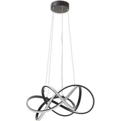 Vente-unique Suspension design LED - L.53 x H.116 cm - Noir - ORUMA Vente-unique Suspension design LED - L.53 x H.116 cm - Noir - ORUMA
