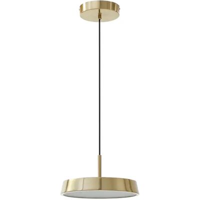 Vente-unique Suspension LED en laiton doré - D.30 x H.129 cm - Doré - IDONA Vente-unique Suspension LED en laiton doré - D.30 x H.129 cm - Doré - IDONA