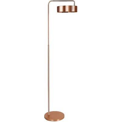 Vente-unique Lampadaire art déco en métal - L. 35 x H. 150 cm - Cuivre - OTILIE Vente-unique Lampadaire art déco en métal - L. 35 x H. 150 cm - Cuivre - OTILIE