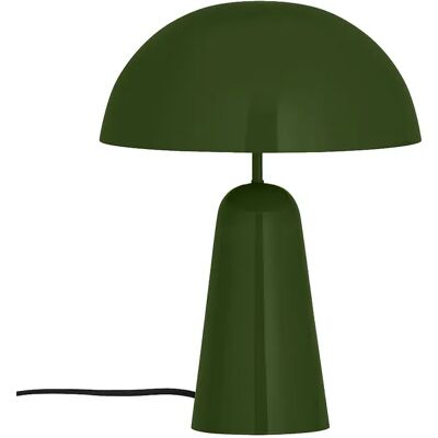 Vente-unique Lampe à poser champignon en métal - D. 39 x H.52 cm - Kaki brillant - LARKIN Vente-unique Lampe à poser champignon en métal - D. 39 x H.52 cm - Kaki brillant - LARKIN