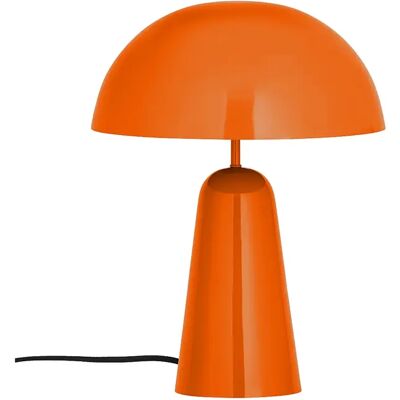 Vente-unique Lampe à poser champignon en métal - D. 39 x H.52 cm - Orange brillant - LARKIN Vente-unique Lampe à poser champignon en métal - D. 39 x H.52 cm - Orange brillant - LARKIN
