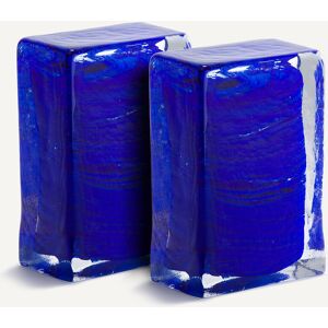 AM.PM Lot de 2 serre-livres en verre, Diafani AM.PM Lot de 2 serre-livres en verre, Diafani