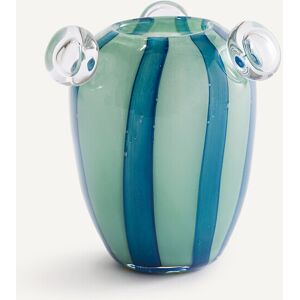 AM.PM Vase en verre soufflé à 3 bulles, H20,5 cm, Celis AM.PM Vase en verre soufflé à 3 bulles, H20,5 cm, Celis
