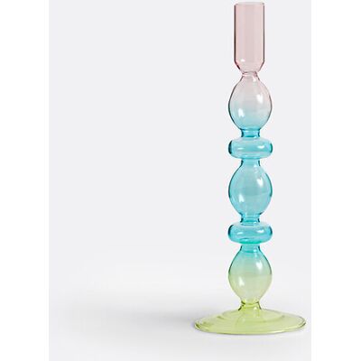 LA REDOUTE INTERIEURS Support de bougie en verre multicolore - Chandelle - Chandelle LA REDOUTE INTERIEURS Support de bougie en verre multicolore - Chandelle - Chandelle