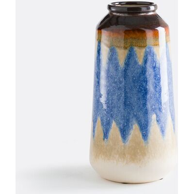 LA REDOUTE INTERIEURS Vase bleu en céramique, hauteur 29 cm, ZIA LA REDOUTE INTERIEURS Vase bleu en céramique, hauteur 29 cm, ZIA