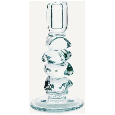 AM.PM Bougeoir en verre transparent, H23 cm, Qimera AM.PM Bougeoir en verre transparent, H23 cm, Qimera