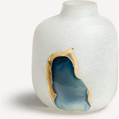 AM.PM Vase en verre soufflé bouche H28 cm, Laga AM.PM Vase en verre soufflé bouche H28 cm, Laga