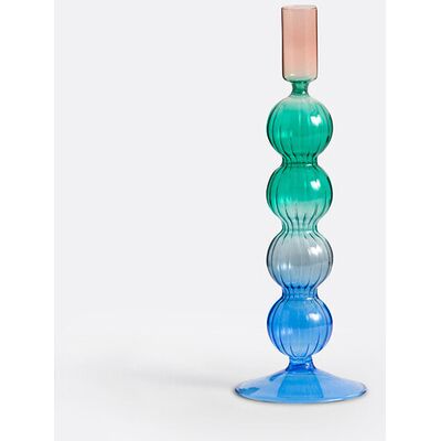 LA REDOUTE INTERIEURS Bougeoir verre coloré H26,5 cm, Chilava LA REDOUTE INTERIEURS Bougeoir verre coloré H26,5 cm, Chilava