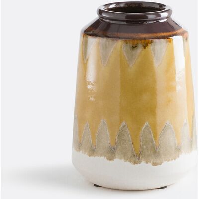 LA REDOUTE INTERIEURS Vase jaune en céramique, hauteur 21 cm, ZIA LA REDOUTE INTERIEURS Vase jaune en céramique, hauteur 21 cm, ZIA