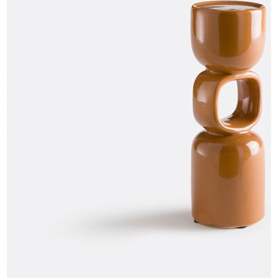 LA REDOUTE INTERIEURS Bougeoir sculptural en céramique, hauteur 25 cm, FOMEA LA REDOUTE INTERIEURS Bougeoir sculptural en céramique, hauteur 25 cm, FOMEA