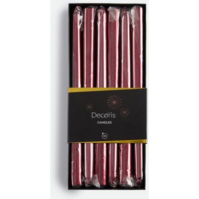 LA REDOUTE INTERIEURS Lot de 12 bougies lisses, hauteur 25 cm, CASPAR LA REDOUTE INTERIEURS Lot de 12 bougies lisses, hauteur 25 cm, CASPAR