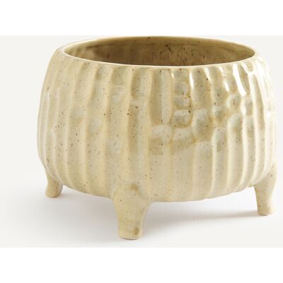 AM.PM Cache-pot, en céramique brillante, hauteur 12,5 cm, ZIRA AM.PM Cache-pot, en céramique brillante, hauteur 12,5 cm, ZIRA