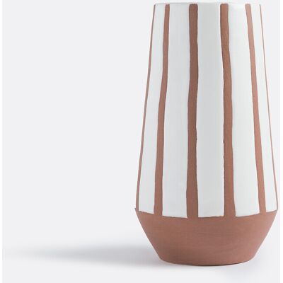 LA REDOUTE INTERIEURS Vase en céramique bicolore H22 cm, Selora LA REDOUTE INTERIEURS Vase en céramique bicolore H22 cm, Selora