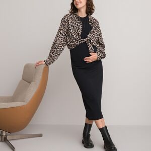 LA REDOUTE COLLECTIONS Robe de grossesse sans manches, en coton bio LA REDOUTE COLLECTIONS Robe de grossesse sans manches, en coton bio