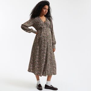 LA REDOUTE COLLECTIONS Robe de grossesse longue, imprimé fleurs LA REDOUTE COLLECTIONS Robe de grossesse longue, imprimé fleurs