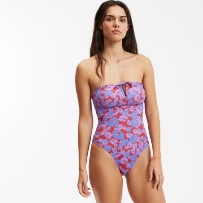 LA REDOUTE COLLECTIONS Maillot de bain 1 pièce bustier imprimé floral LA REDOUTE COLLECTIONS Maillot de bain 1 pièce bustier imprimé floral