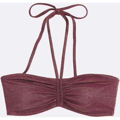LA REDOUTE COLLECTIONS Haut de maillot de bain bandeau en maille avec fibre métallisée LA REDOUTE COLLECTIONS Haut de maillot de bain bandeau en maille avec fibre métallisée