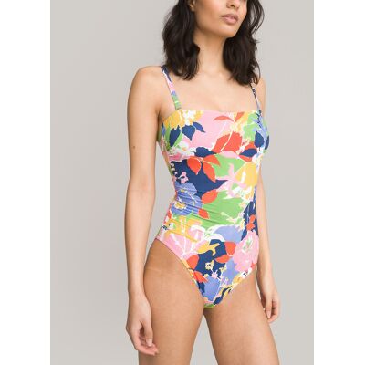 LA REDOUTE COLLECTIONS Maillot de bain 1 pièce bustier, imprimé fleurs LA REDOUTE COLLECTIONS Maillot de bain 1 pièce bustier, imprimé fleurs