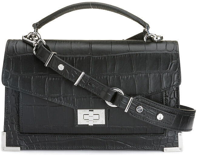 THE KOOPLES Sac à main cuir motif croco EMILY