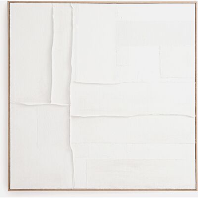LA REDOUTE INTERIEURS Toile en lin 100 x 100 cm, Resa LA REDOUTE INTERIEURS Toile en lin 100 x 100 cm, Resa