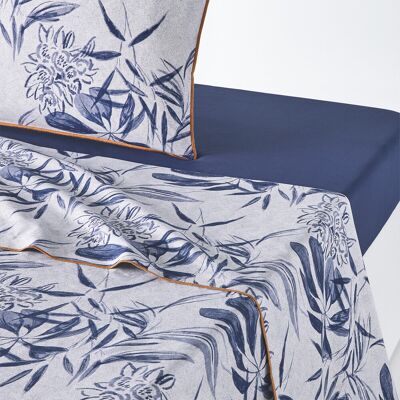 LA REDOUTE INTERIEURS Drap plat percale de coton, Mishima LA REDOUTE INTERIEURS Drap plat percale de coton, Mishima