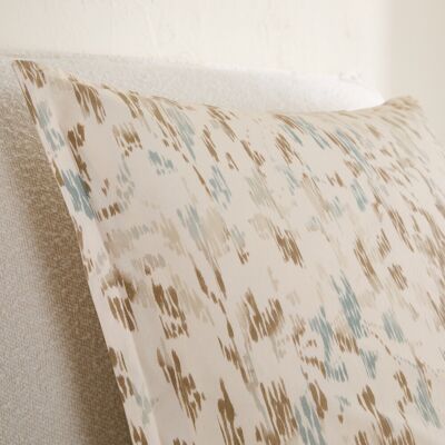 AM.PM Taie d'oreiller en percale lavée 120 fils, LINEAS AM.PM Taie d'oreiller en percale lavée 120 fils, LINEAS