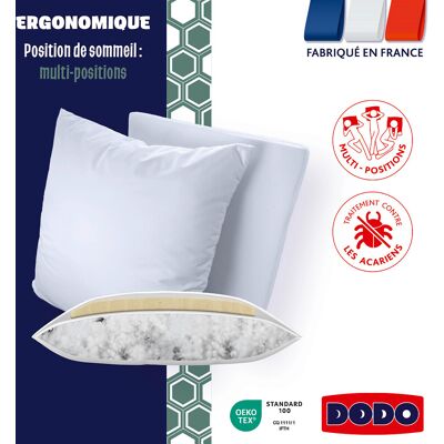 DODO Oreiller adaptable antiacarien, Coeur Adapt DODO Oreiller adaptable antiacarien, Coeur Adapt