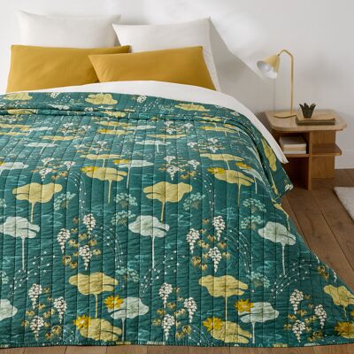 LA REDOUTE INTERIEURS Couvre-lit boutis matelassé kantha, voile de coton, SONG LA REDOUTE INTERIEURS Couvre-lit boutis matelassé kantha, voile de coton, SONG