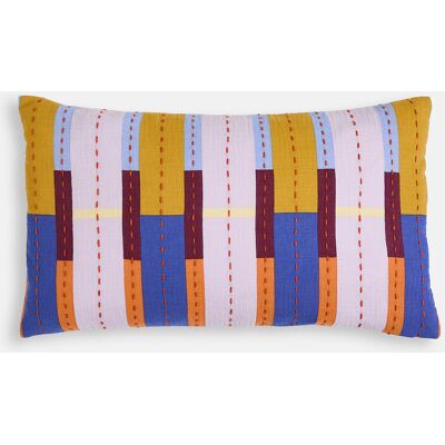 LA REDOUTE INTERIEURS Housse de coussin rectangulaire, 50 x 30 cm, en gaze de coton, BLIKKA LA REDOUTE INTERIEURS Housse de coussin rectangulaire, 50 x 30 cm, en gaze de coton, BLIKKA