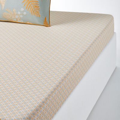 LA REDOUTE INTERIEURS Fougère Percale en coton - Reversible, 80 fils, Jaune LA REDOUTE INTERIEURS Fougère Percale en coton - Reversible, 80 fils, Jaune