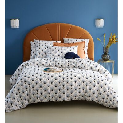 LA REDOUTE INTERIEURS Housse de duvet en satin de coton, Pawica - Motif art déco LA REDOUTE INTERIEURS Housse de duvet en satin de coton, Pawica - Motif art déco