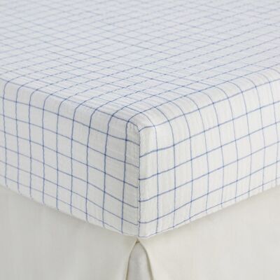 LA REDOUTE INTERIEURS Drap-housse enfant, en gaze de coton, bonnet 30 cm, COTTO LA REDOUTE INTERIEURS Drap-housse enfant, en gaze de coton, bonnet 30 cm, COTTO