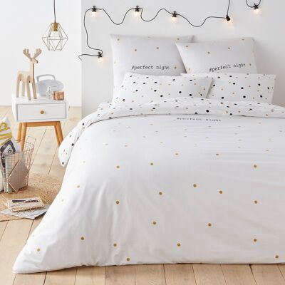 LA REDOUTE INTERIEURS Housse de duvet en coton - Tailles variées - Blanc LA REDOUTE INTERIEURS Housse de duvet en coton - Tailles variées - Blanc