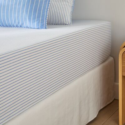 LA REDOUTE INTERIEURS Drap-housse percale de coton bonnet 30 cm, Edward LA REDOUTE INTERIEURS Drap-housse percale de coton bonnet 30 cm, Edward