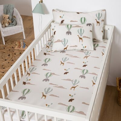 LA REDOUTE INTERIEURS Drap-housse bébé 20 % coton recyclé, Aubin LA REDOUTE INTERIEURS Drap-housse bébé 20 % coton recyclé, Aubin
