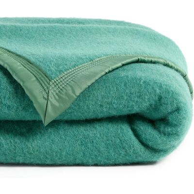 LA REDOUTE INTERIEURS Couverture laine vierge Woolmark 600 g/m² LA REDOUTE INTERIEURS Couverture laine vierge Woolmark 600 g/m²