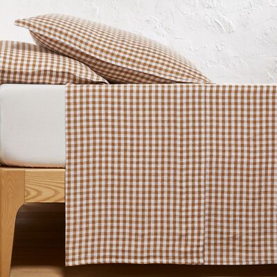 Drap en lin Acélie bronze de La Redoute Interieurs - Linge de lit Drap en lin Acélie bronze de La Redoute Interieurs - Linge de lit