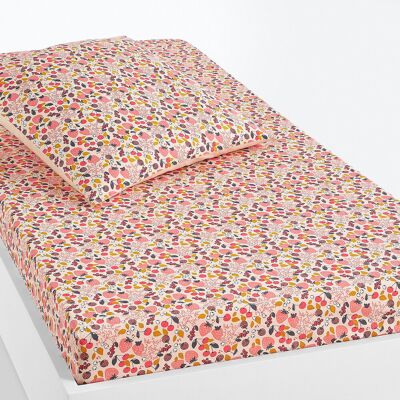 LA REDOUTE INTERIEURS Drap housse Fraise Rose - Type de Lit LA REDOUTE INTERIEURS Drap housse Fraise Rose - Type de Lit