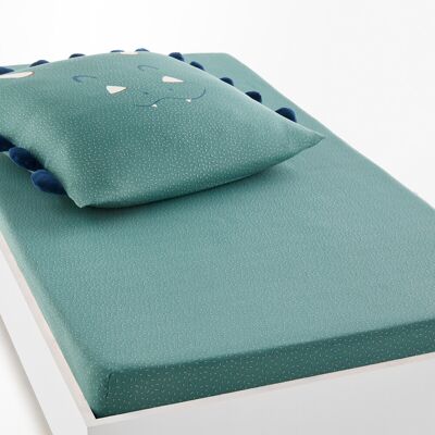 LA REDOUTE INTERIEURS Little Dino Linge de lit en coton - Drap housse LA REDOUTE INTERIEURS Little Dino Linge de lit en coton - Drap housse