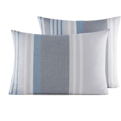 AM.PM - Acoledor - multicolore - 65x65 cm - pércale de coton biologique taie d’oreiller AM.PM - Acoledor - multicolore - 65x65 cm - pércale de coton biologique taie d’oreiller