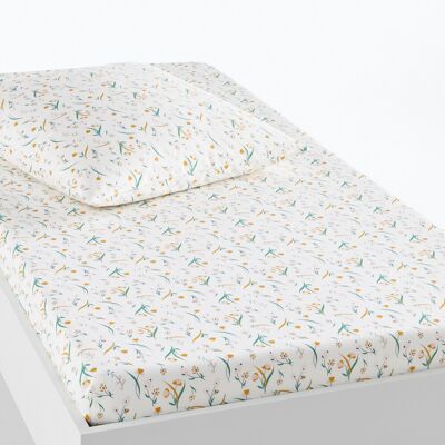 LA REDOUTE INTERIEURS Coton biologique Miria Drap housse Multi-taille LA REDOUTE INTERIEURS Coton biologique Miria Drap housse Multi-taille