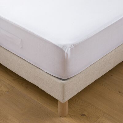 LA REDOUTE INTERIEURS Protège-matelas, en molleton absorbant, antiacarien et imperméable, bonnet 25 cm LA REDOUTE INTERIEURS Protège-matelas, en molleton absorbant, antiacarien et imperméable, bonnet 25 cm