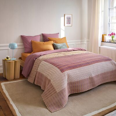 LA REDOUTE INTERIEURS Couvre-lit matelassé imprimé patchwork coton lavé, NAHRO LA REDOUTE INTERIEURS Couvre-lit matelassé imprimé patchwork coton lavé, NAHRO