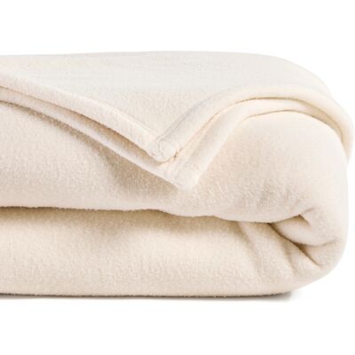 LA REDOUTE INTERIEURS - Coperta pile - Gris - Fleece blanket LA REDOUTE INTERIEURS - Coperta pile - Gris - Fleece blanket