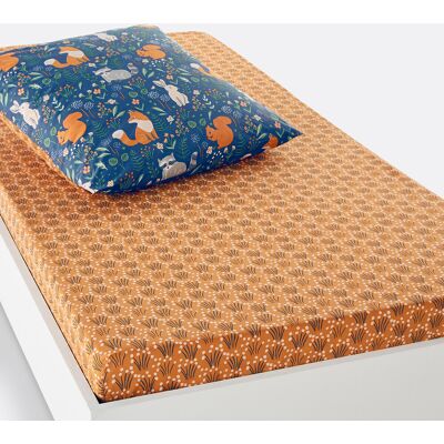 LA REDOUTE INTERIEURS Drap en coton - Dans les bois - Motifs petits partout LA REDOUTE INTERIEURS Drap en coton - Dans les bois - Motifs petits partout