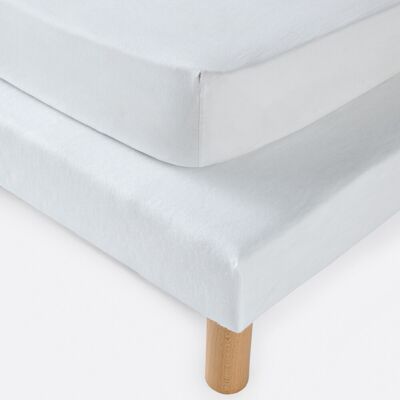 LA REDOUTE INTERIEURS Cache-sommier forme housse en polyester intissé, hauteur maxi 30 cm LA REDOUTE INTERIEURS Cache-sommier forme housse en polyester intissé, hauteur maxi 30 cm