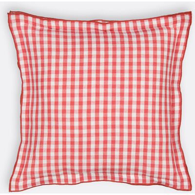 LA REDOUTE INTERIEURS Housse de coussin vichy coton lin, COTTAGE LA REDOUTE INTERIEURS Housse de coussin vichy coton lin, COTTAGE